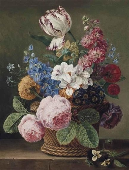 Алмазна мозаїка “Квіти” 40х50 см на підрамнику Go to art (189690)