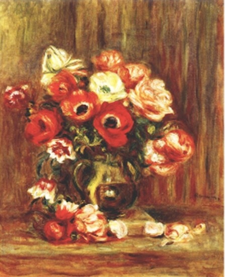 Алмазна мозаїка “Натюрморт з анемонами” 40х50 см на підрамнику Go to art (189679)