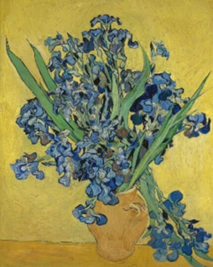 Алмазна мозаїка “Іриси” 30х40 см на підрамнику Go to art (189701)