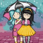 Картина за номерами Look Be Kind Santoro Gorjuss 30x40 см Ідейка KHO8586