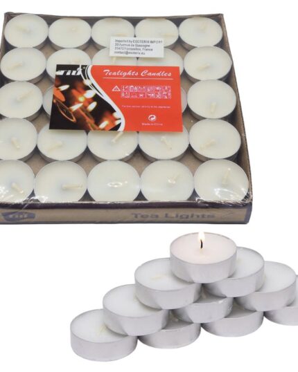 Набір свічка-таблетка чайна "JO" /1634-6/ "Tealights" 6гр., 50шт. (1/40)