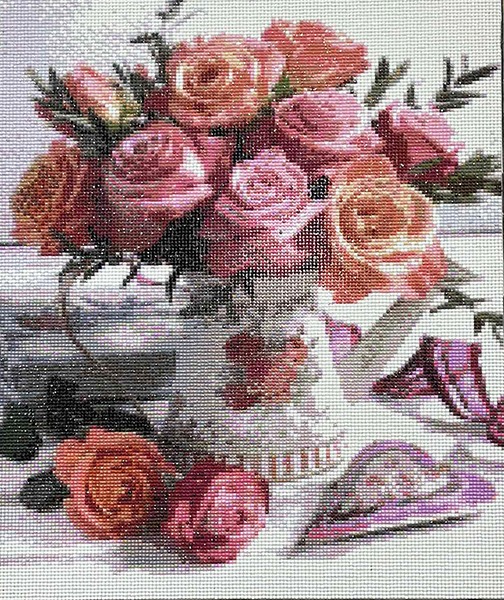 Алмазна мозаїка “Букет з любов’ю” 40х50 см Go to art (178300)