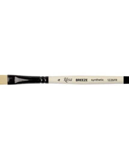 Пензлик cинтетика овальна "ROSA Studio" BREEZE /1226FR/ №4, к.р. (1/10)