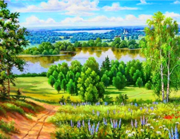 Алмазна мозаїка "Рідна сторона" 21х25 см Go to art (189044)