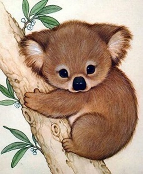 Алмазна мозаїка "Коала" 21х25 см Go to art (189349)