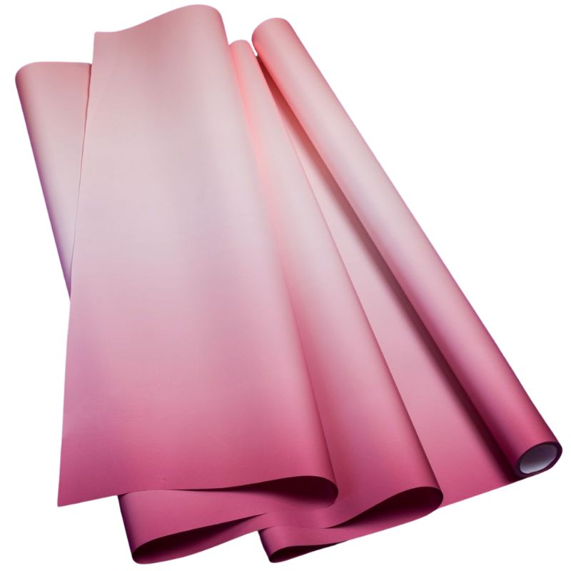 Плівка пакувальна "Unison" /PPG-10/ перламутрова Pastel Diamont silk Gradient 60см*7м, пюсовий та жимолість Unison (PPG-10)