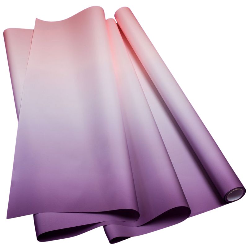 Плівка пакувальна "Unison" /PPG-2/ перламутрова Pastel Diamont silk Gradient 60см*7м, рожевий-фіолет Unison (PPG-2)