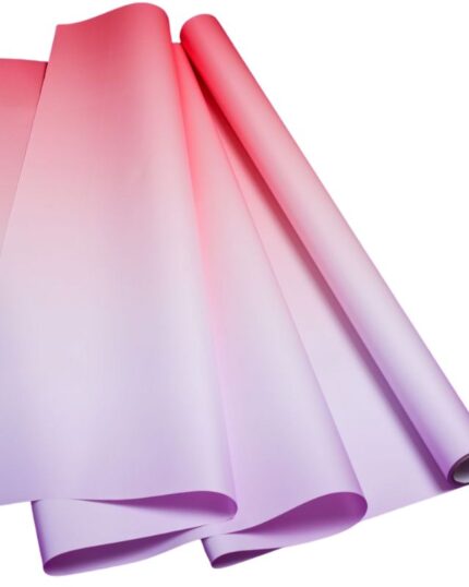 Плівка пакувальна "Unison" /PPG-5/ перламутрова Pastel Diamont silk Gradient 60см*7м, пурпурно рожевий та лаванда Unison (PPG-5)