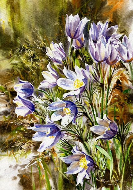 Алмазна мозаїка "Сон-трава" 20х30 см Go to art (189615)
