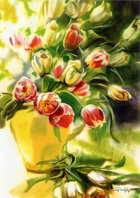 Алмазна мозаїка "Тюльпани" 40х50 см Go to art (189628)