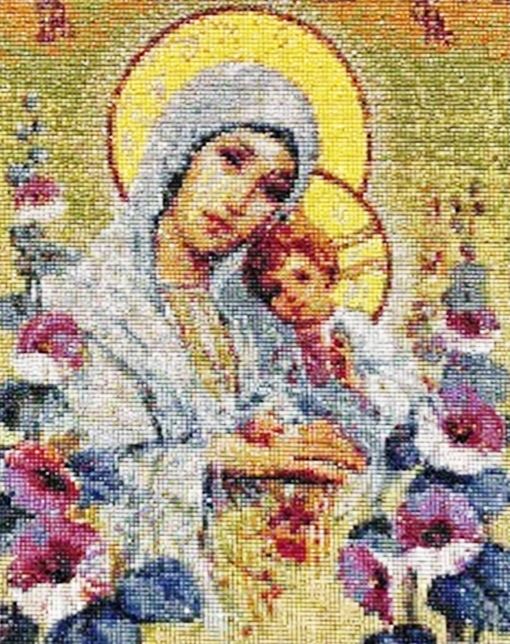 Алмазна мозаїка “Українська берегиня” 40х50 см на підрамнику Go to art (178748)
