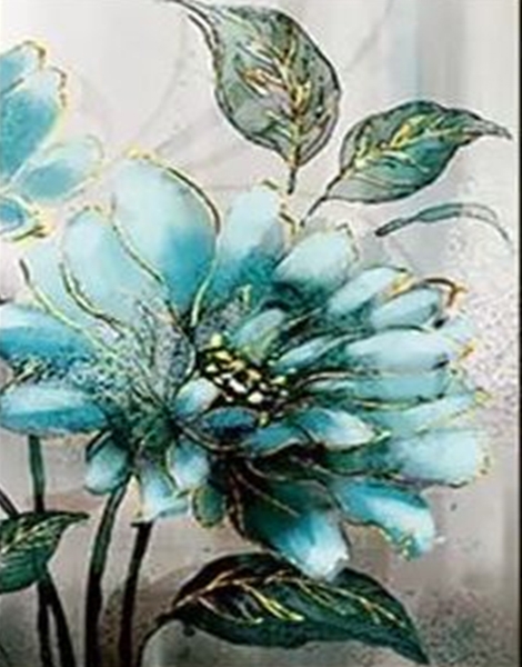 Алмазна мозаїка “Ніжна квітка” 40х50 см на підрамнику Go to art (178375)