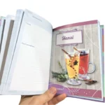 Блокнот А5/80 "WB" /A5133/ "Книга для запису кулінарних рецептів" 80арк. 2диз