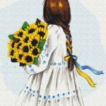 Картина за номерами "Brushme" /BS53075/ "Квіти України " 40*50см