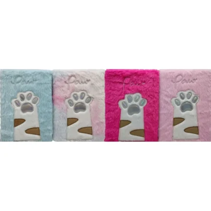 Блокнот А5/80арк. /М-107-А/ хутряна обкл. "Лапка"