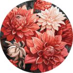 Картина за номерами "Ідейка" /KHO-R1040/ "Святковий букет" ø39см