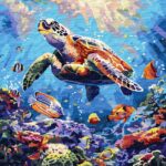 Картина за номерами "Ідейка" /KHO6660/  "Морський спокій" 40*50см