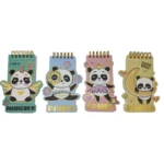 Блокнот 9*13см/60арк /SC-9-4/ на спіралі фігурний "Панда"