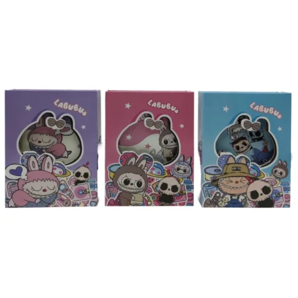 Блокнот 13*16см/50арк./64K-В-0364/ на замочку у коробці "Labubu Лабубу"