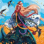 Картина за номерами "Ідейка" /KHO2584/ "Українка в танці" 40*50см