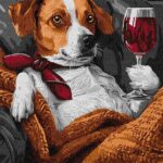 Картина за номерами "Ідейка" /KHO6625/ "Пухнастий дегустатор" 30*40см