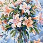 Картина за номерами "Ідейка" /KHO3281/ "Квіткова поема" 30х40см