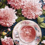 Картина за номерами "Ідейка" /KHO5685/ "Рожеві жоржини" 40*50см