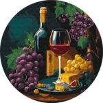 Картина за номерами "Ідейка" /KHO-R1009/ "Вишукана дегустація" ø39см