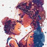 Картина за номерами "Ідейка" /KHO8345/ "Обійми матері" 40*50см