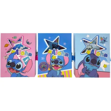 Блокнот 13*16см/50арк /64K-В-0360/ на замочку, у коробці "Стіч"