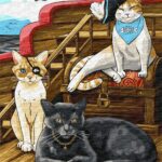 Картина за номерами "Ідейка" /KHO6568/ "Пухнасті пірати" 40*50см