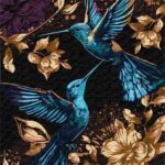 Картина за номерами "Ідейка" /KHO6592/ "Танець у повітрі з фарбами металік extra" 40*50см