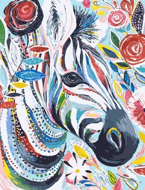 Алмазна мозаїка “Африканська красуня” 20х30 см на підрамнику Go to art (178840)
