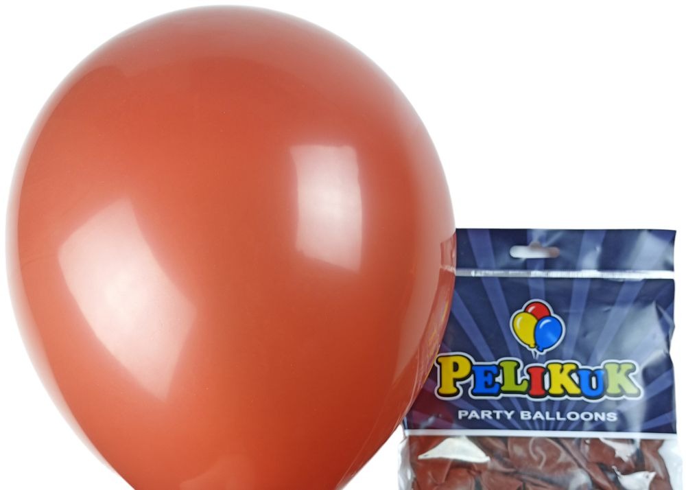 Кульки повітряні Pelican латексні 13' (33 см) пастель шоколад, 50шт/уп Pelican (1350C-106)