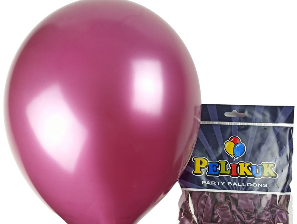 Кульки повітряні Pelican латексні 13' (33 см) перламутр сливовий, 50шт/уп Pelican (1350C-205)