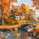 Картина за номерами Ранковий затишок 30x40 см Ідейка KHO6356