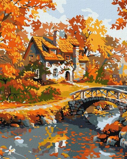 Картина за номерами Ранковий затишок 30x40 см Ідейка KHO6356