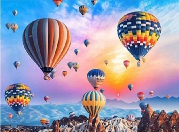 Алмазна мозаїка “Зачаровані небом” 40х50 см Go to art (178370)