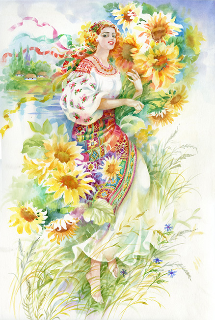 Алмазна мозаїка “Полтавчанка” 40х50 см на підрамнику Go to art (189740)